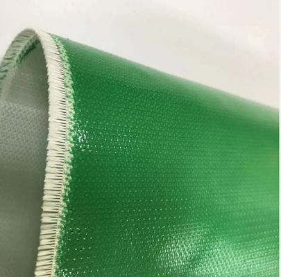 kaufen Grüne Silikon-Glasfaser-Stoffe Doppelseitige Silikon-beschichtete Glasfaser-Stoffe für Lüftungsrohrleitung online manufacture
