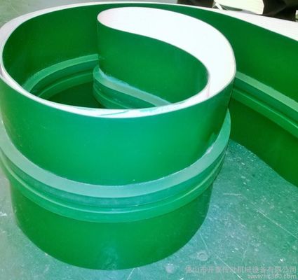 kaufen 3mm grünes Förderband der PVC-Förderband-glattes glattes Nahrungsmittelgrad-hohen Temperatur online manufacture