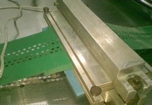 kaufen Lärmarme PVC-Förderband-verschiedene Farben antistatisch mit lochenden Löchern online manufacture