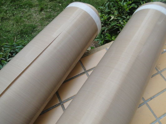 kaufen Des überzogenen rostfeste 0.13mm Stärke der Wärmedämmungs-PTFE Fiberglas-Gewebe- online manufacture