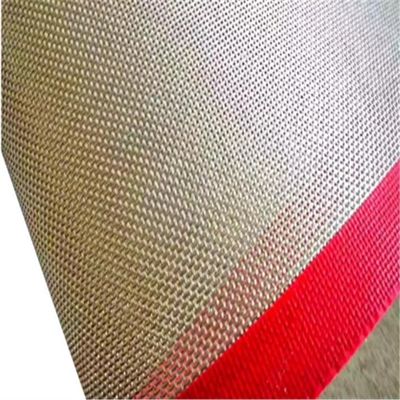 kaufen Hitzebeständige 0.55mm Stärke der Metallspitze-PTFE Mesh Conveyor Belt Alkali Free online manufacture
