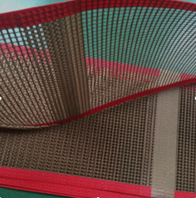 Bullnose gemeinsames PTFE Mesh Conveyor Belt Heat Resistant