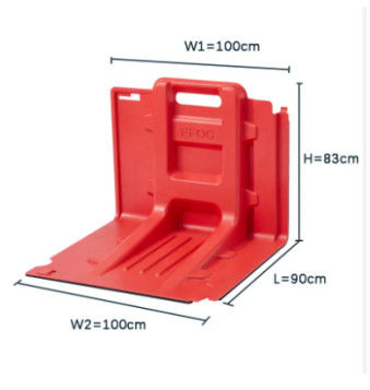 Tür Hochwasserkontrolle Baffle und Hochwasser Gablewall Abs Material Überschwemmungsbarriere