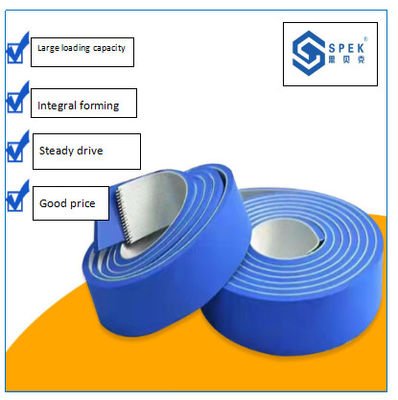 Blaues Schaumstoff-PVC-Fahrband für Temperaturbereiche von -20 °C bis 80 °C