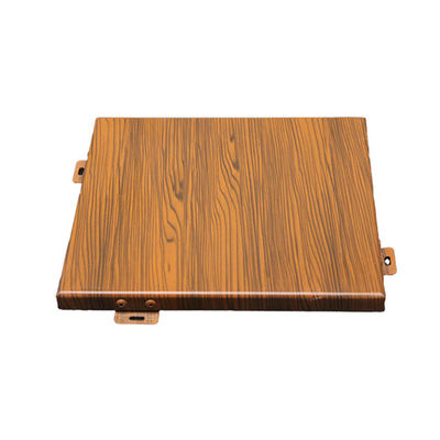 Holzkorn-Aluminiumfurnier zur Dekoration von Gebäuden