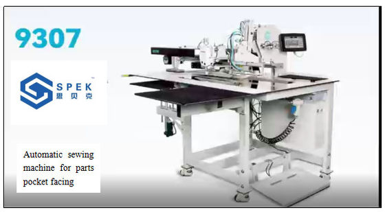 Automatische Nähmaschine für Teile mit Tasche