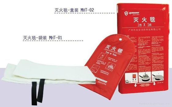 Hitzebeständiges Fiberglas-Feuer-Decke weiches PVC-Paket-feuerverzögernde Decke