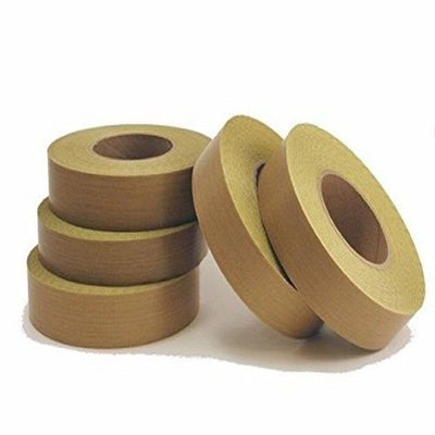 Hitzebeständiges rückseitig klebendes Band PTFE mit gelber Freigabe-Zwischenlage