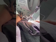 Computergestützte Befestigung sollte Pads an Armlöcher und Trimming Rand Nähmaschine